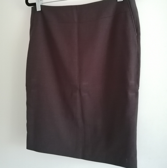 Brown Pencil Skirt - Picture 2 of 6